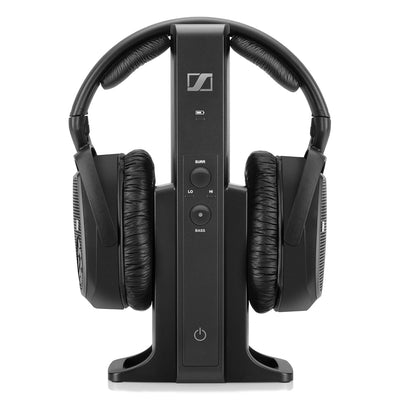 Sennheiser RS175 Closed Circumaural Headphone with 100m Range Transmitter (Black)