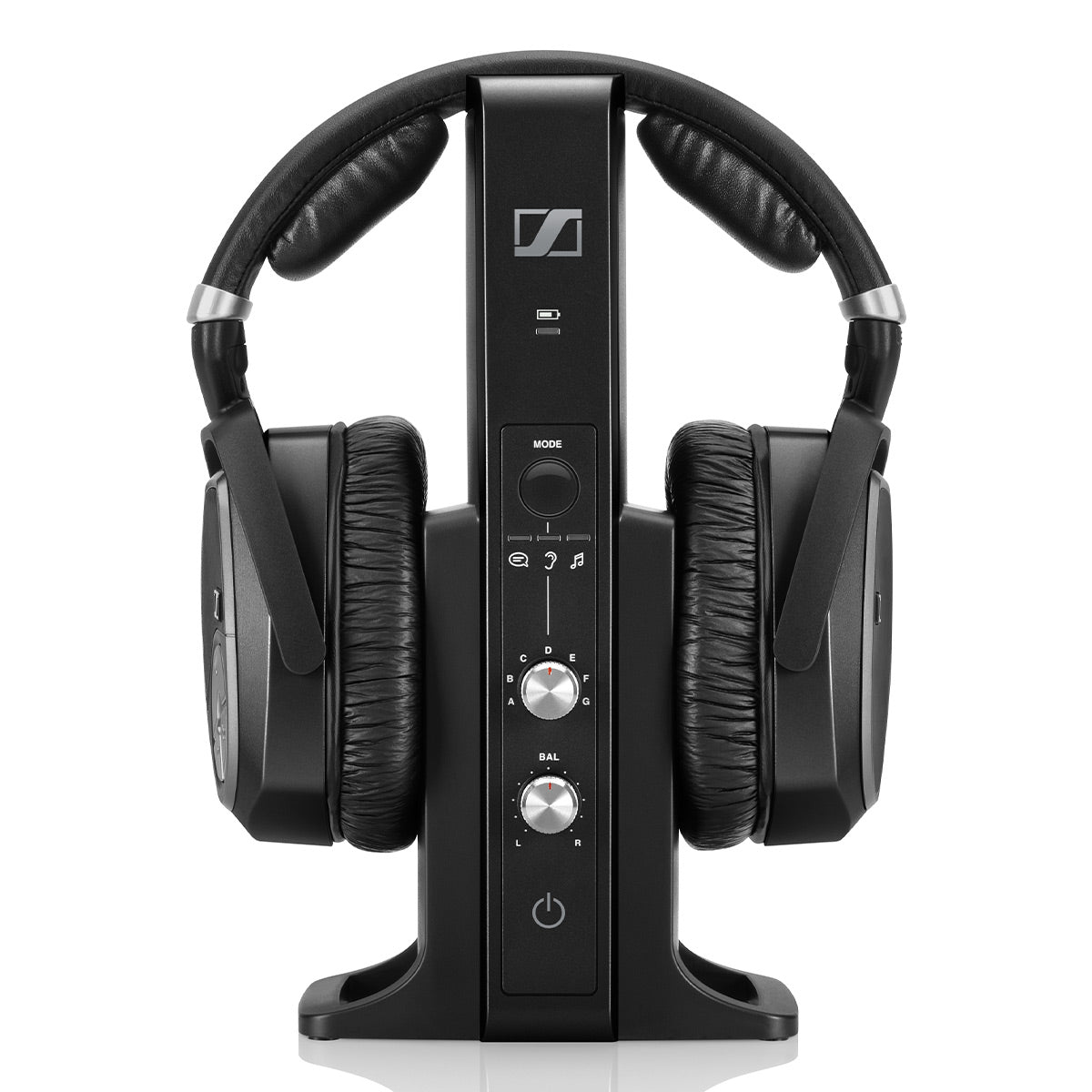 Sennheiser RS195 Over-Ear Closed Headphone with 100m Range Transmitter (Black)