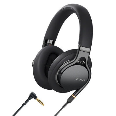 Sony MDR1AM2B Wired High-Resolution Audio Over-Ear Headphones with Built-In Remote and Microphone (Black)