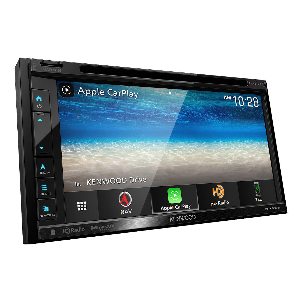 Kenwood DNX697S 6.8" CD/DVD Garmin Navigation Touchscreen Receiver w/ Apple CarPlay and Android Auto