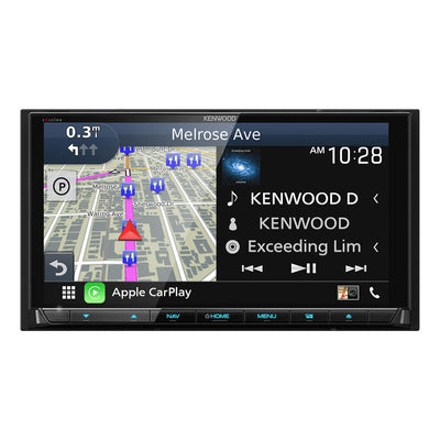 Kenwood DNX997XR 6.8" CD/DVD Garmin Navigation Touchscreen Receiver w/ Apple CarPlay and Android Auto