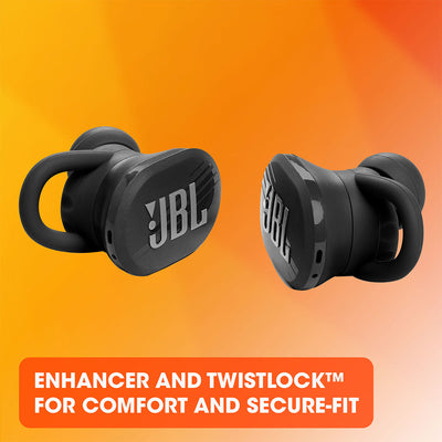 JBL Endurance Race True Wireless Waterproof Active Sport Earbuds (Black)