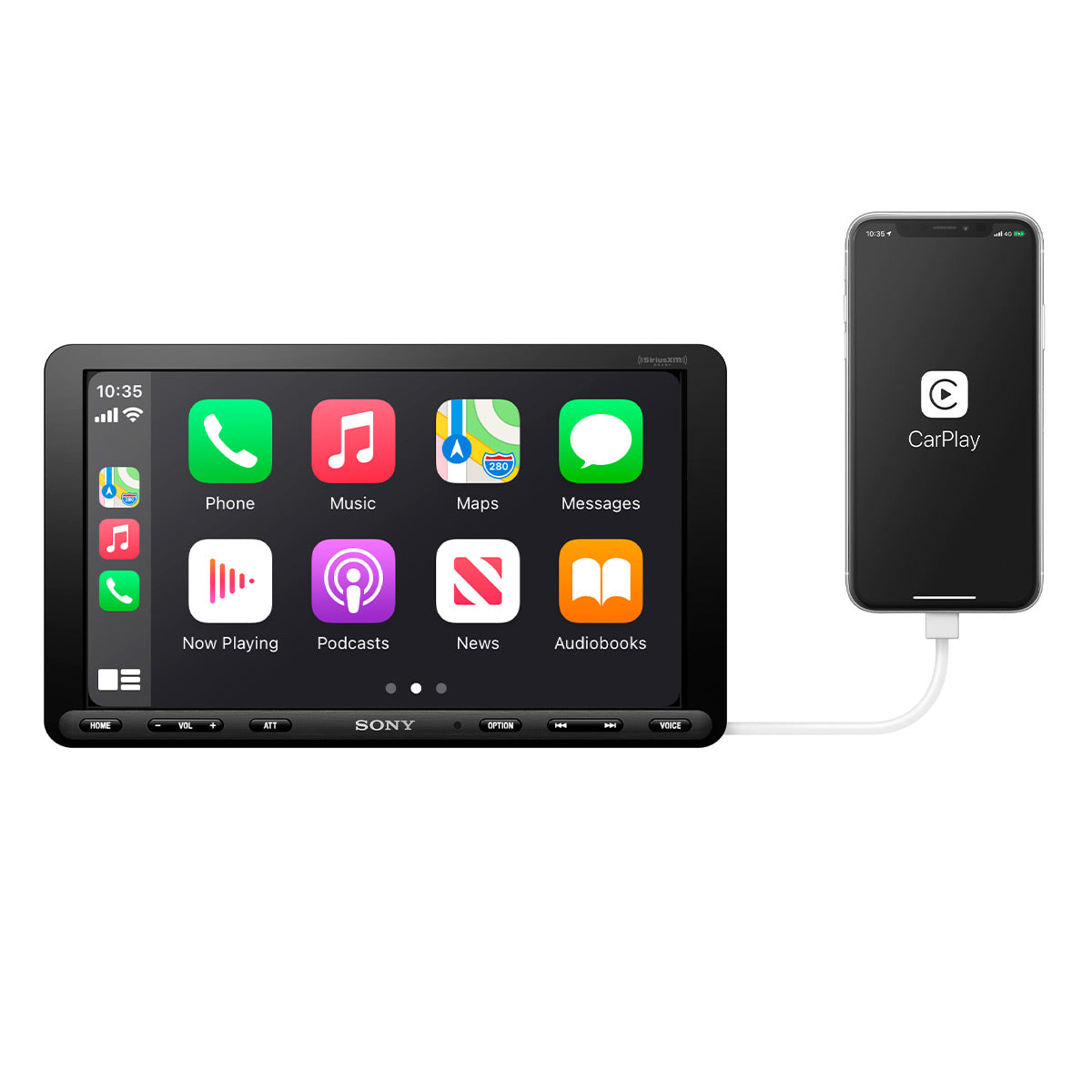 Sony Mobile XAV-AX8100 8.95" Media Receiver with CarPlay, Android Auto & Weblink Cast