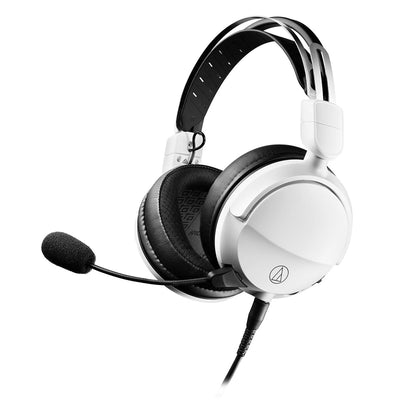 Audio-Technica ATH-GL3 Closed-Back High-Fidelity Gaming Headset (White)