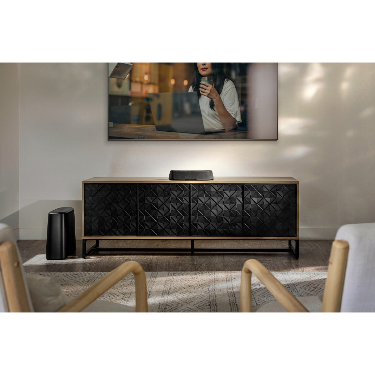 Polk Audio Magnifi Mini AX Ultra-Compact Dolby Atmos and DST:X Soundbar with Wireless Subwoofer