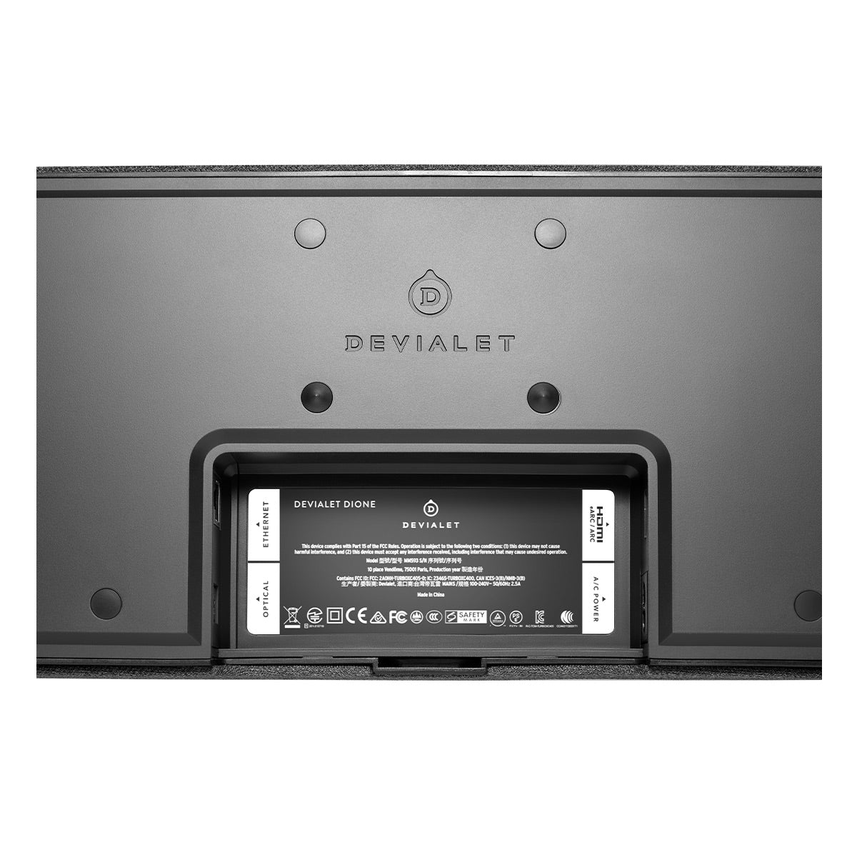 Devialet Dione Dolby Atmos Soundbar