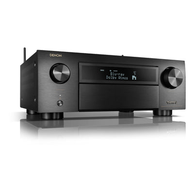 Denon AVR-X6700H 11.2-Channel 8K AV Receiver with 3D Audio and Amazon Alexa Voice Control with Denon Home 250 Wireless Streaming Speaker (Black)