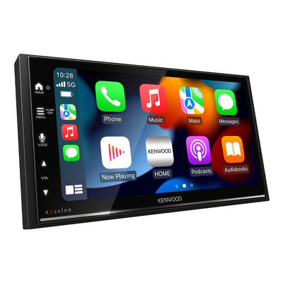 Kenwood DMX709S eXcelon 6.8" Digital Multimedia Bluetooth Touchscreen Receiver with Apple CarPlay,Andriod Auto, and HD Radio