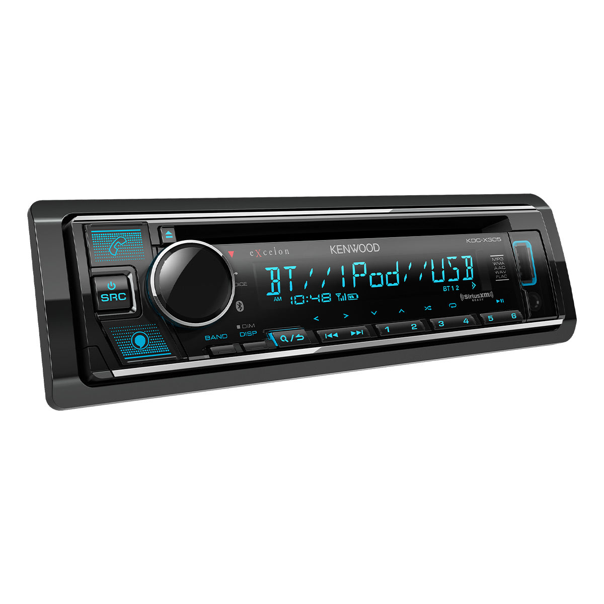 Kenwood KDC-X305 eXcelon CD Bluetooth Receiver with Amazon Alexa