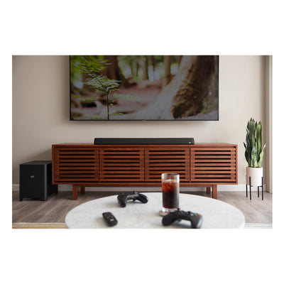 Polk Audio MagniFi Max AX 6.1 Channel Soundbar System with Dolby Atmos/DTS:X and 10&rdquo; Wireless Subwoofer