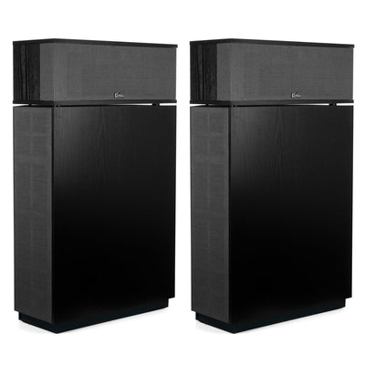 Klipsch Klipschorn Heritage Series AK6 Floorstanding Speakers - Pair (Satin Black Ash)