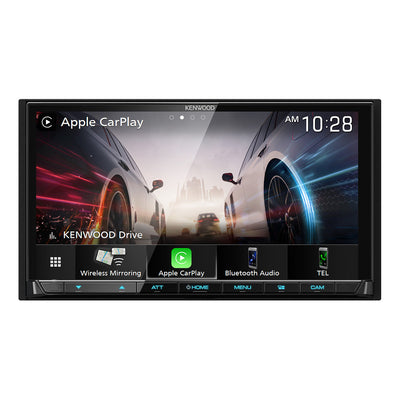Kenwood DMX908S eXcelon 6.95" Digital Multimedia Bluetooth Touchscreen Receiver with Android Auto, Apple Car Play, & HD Radio