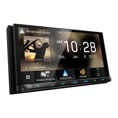 Kenwood DMX958XR eXcelon 6.8" Digital Multimedia Bluetooth Touchscreen Receiver with Android Auto, Apple Car Play, & HD Radio