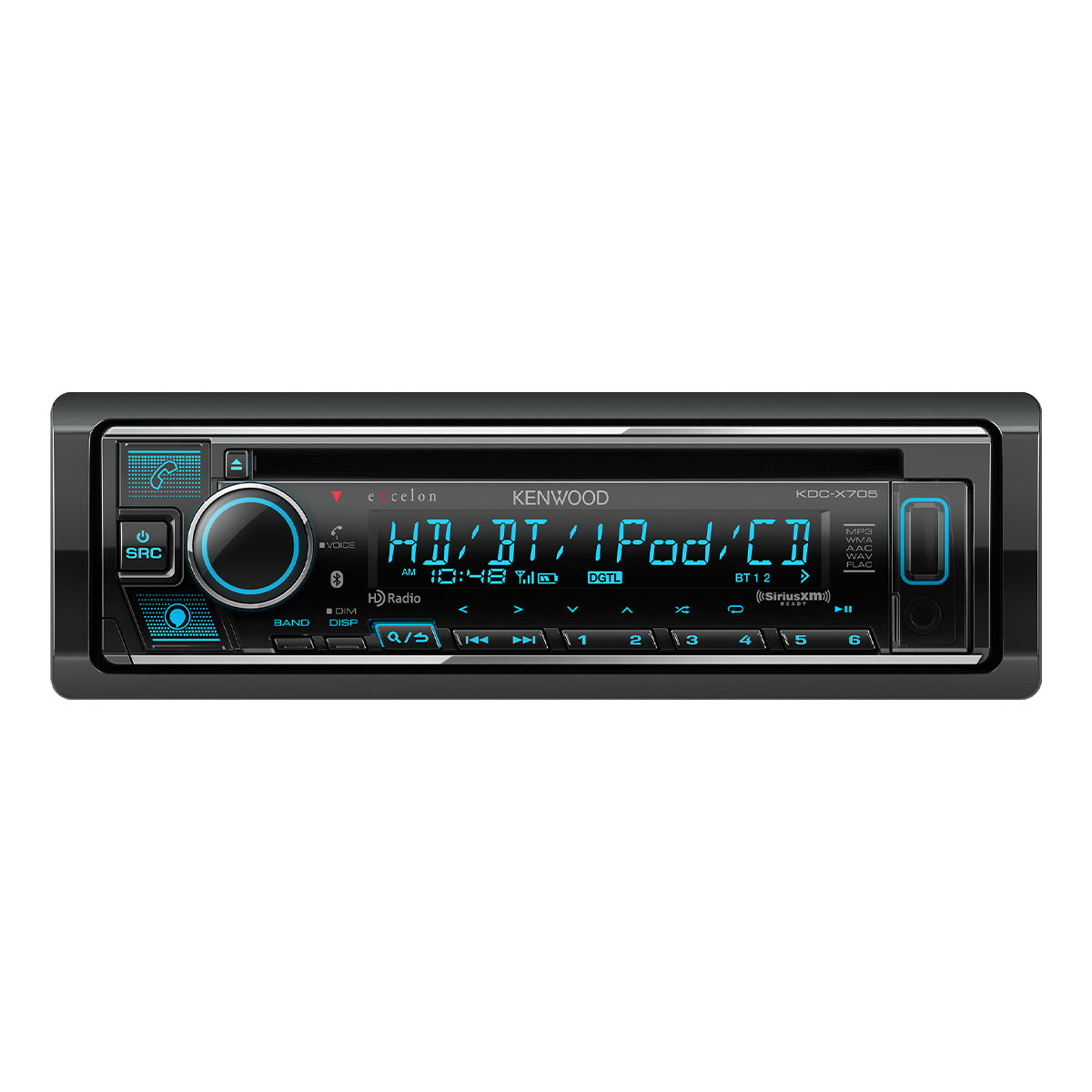 Kenwood KDC-X705 CD Receiver with Bluetooth & HD Radio