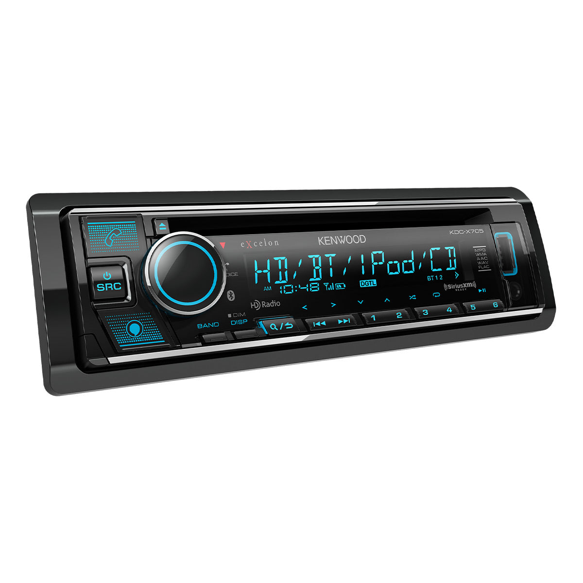 Kenwood KDC-X705 CD Receiver with Bluetooth & HD Radio