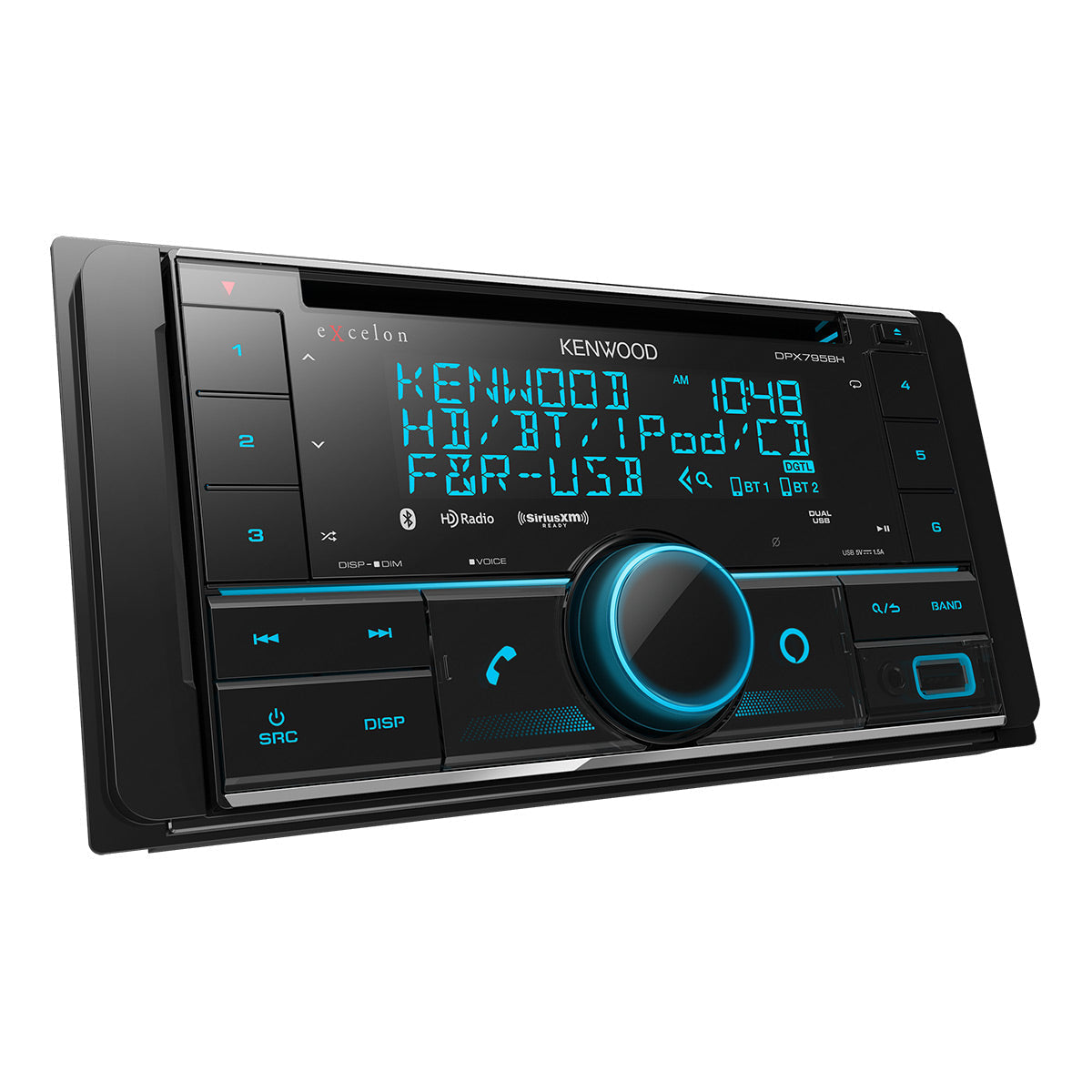 Kenwood DPX795BH CD Receiver with Amazon Alexa Built-In, Bluetooth & HD Radio