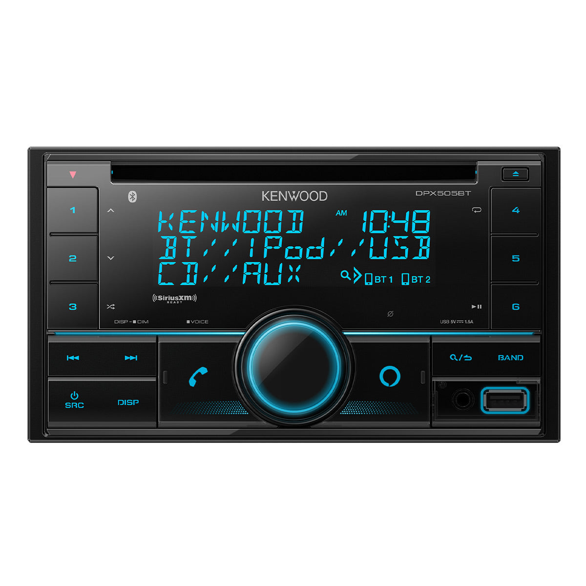 Kenwood DPX505BT CD Receiver with Bluetooth and Amazon Alexa Built-In