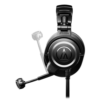 Audio-Technica ATH-M50xSTS StreamSet Closed-Back Streaming Headset with Attached 3-Pin XLR-M to 3.5 mm Cable & 6.5 mm Adapter