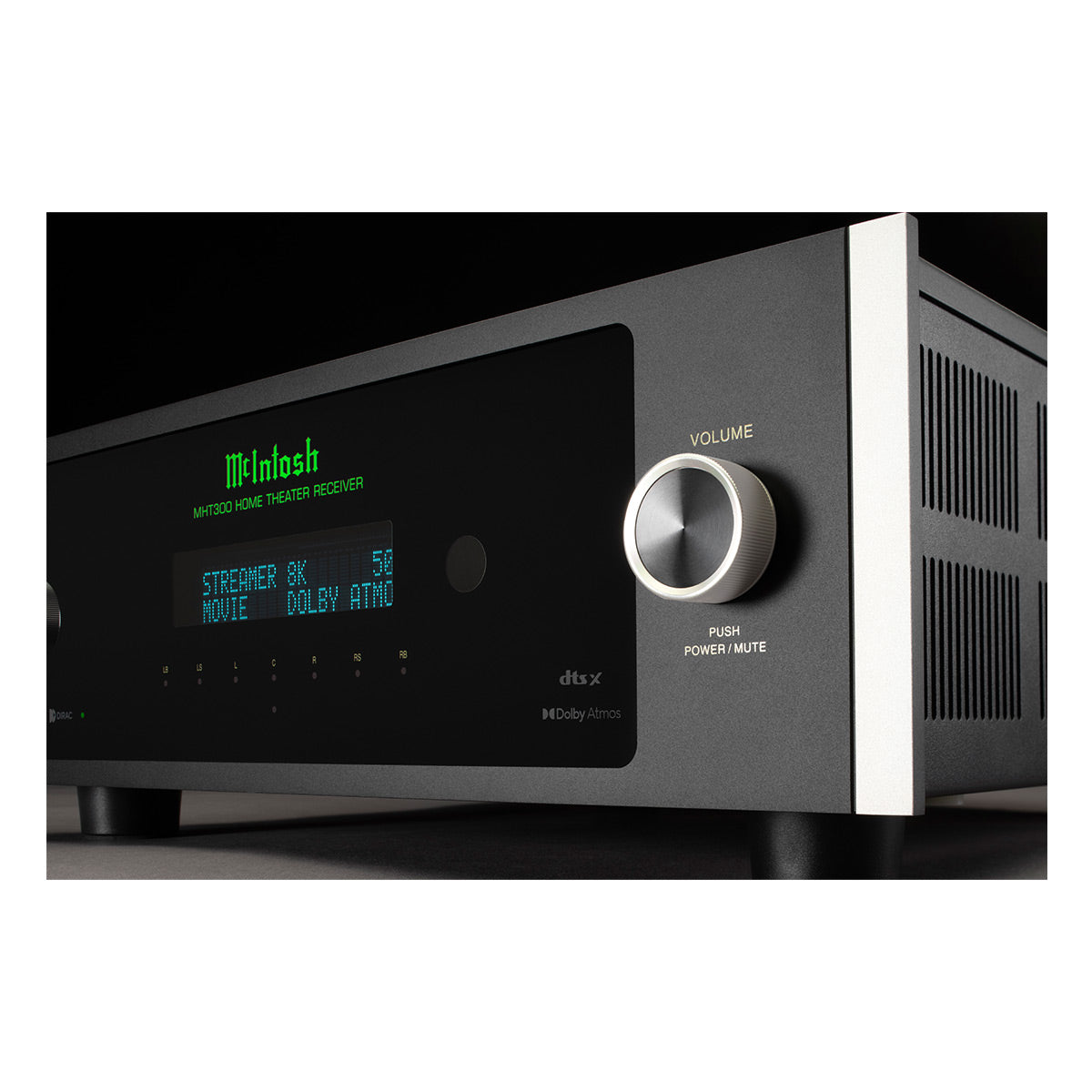 McIntosh MHT300 7.2-Channel Home Theater Receiver with Dolby Atmos, DTS:X, and HDR10+