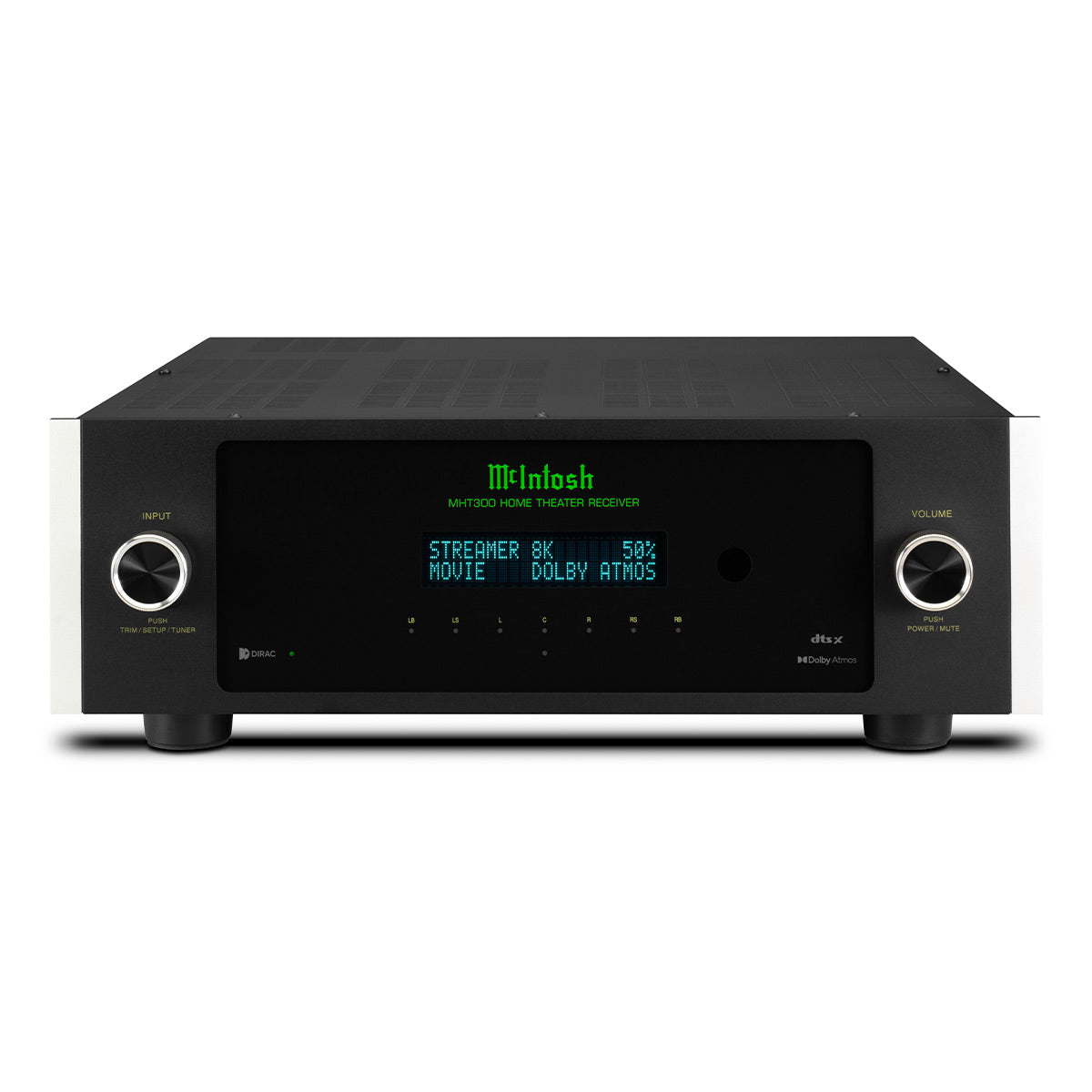 McIntosh MHT300 7.2-Channel Home Theater Receiver with Dolby Atmos, DTS:X, and HDR10+