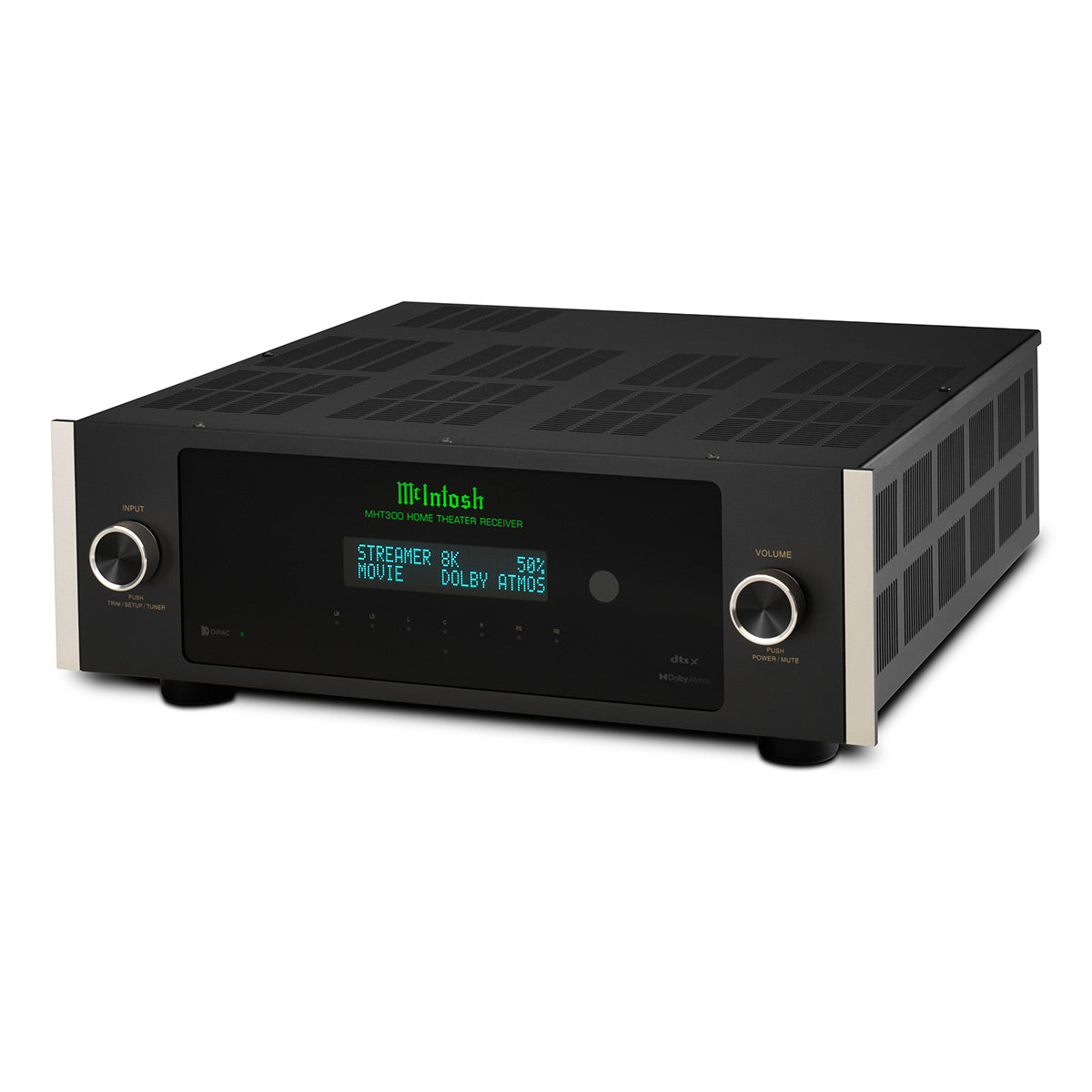 McIntosh MHT300 7.2-Channel Home Theater Receiver with Dolby Atmos, DTS:X, and HDR10+