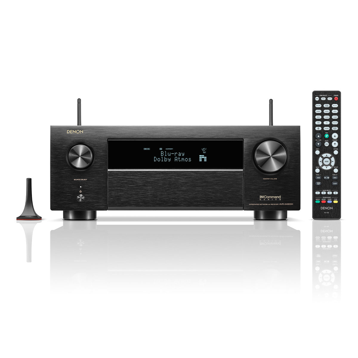 Denon AVR-X4800H 9.4 Channel 8K Home Theater Receiver IMAX Enhanced with Dolby Atmos/DTS:X and HEOS Built-In (Factory Certified Refurbished)