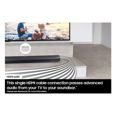 Samsung HW-Q600C 3.1.2 Ch Soundbar with Wireless Subwoofer, Dobly Atmos, DTS:X, & Wall Mount Kit (2023)