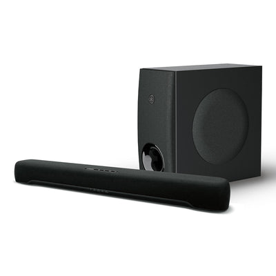 Yamaha SR-C30A 2.1 Channel Compact Sound Bar System with Wireless 50W Subwoofer (Factory Certified Refurbished)