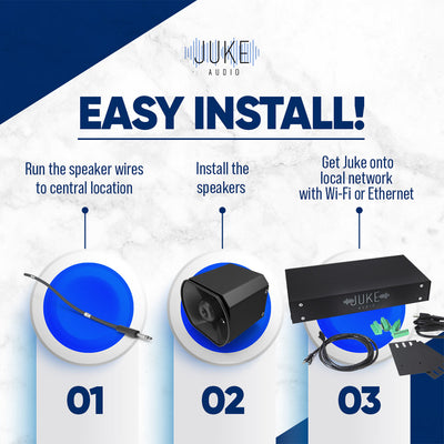 Juke Audio Juke-6 6 Zone Multi-Room Audio Amplifier with Airplay 2, Spotify Connect, & DLNA