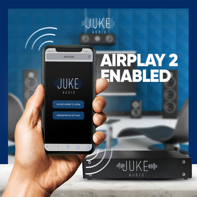 Juke Audio Juke-8 8 Zone Multi-Room Audio Amplifier with Airplay 2, Spotify Connect, & DLNA