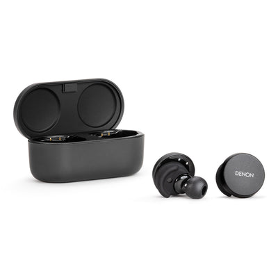 Denon PerL True Wireless Earbuds with Active Noise Cancellation & Adaptive Acoustic Technology (Black)