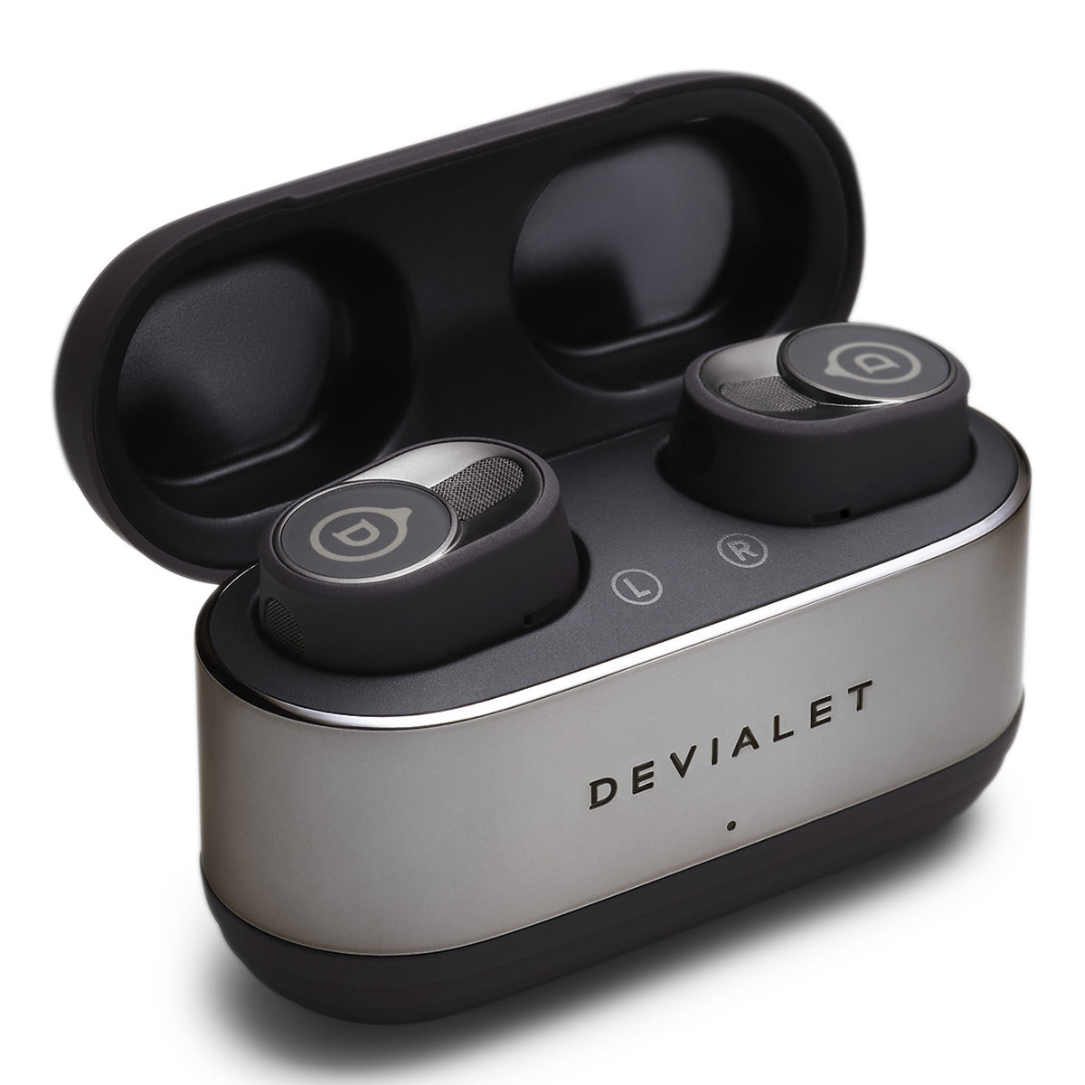 Devialet Gemini II True Wireless Bluetooth Earbuds with Adaptive Noise Cancellation and Water Resistance (Matte Black)