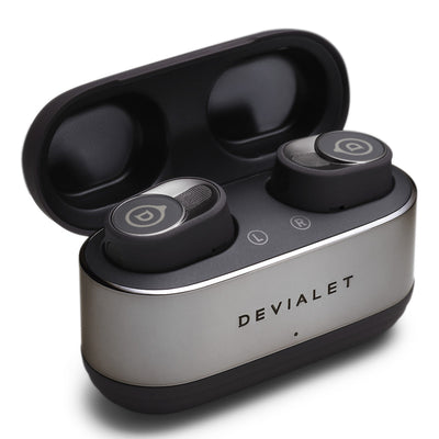 Devialet Gemini II True Wireless Bluetooth Earbuds with Adaptive Noise Cancellation and Water Resistance (Matte Black)