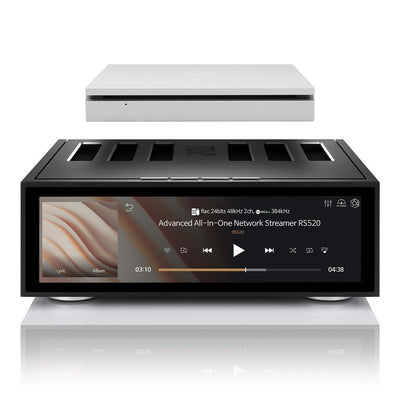 HiFi Rose RS520 Wireless Network Streamer & Integrated Amplifier with Built-In ESS Sabre DAC (Black) with RSA780 Reference CD Drive and Ripper