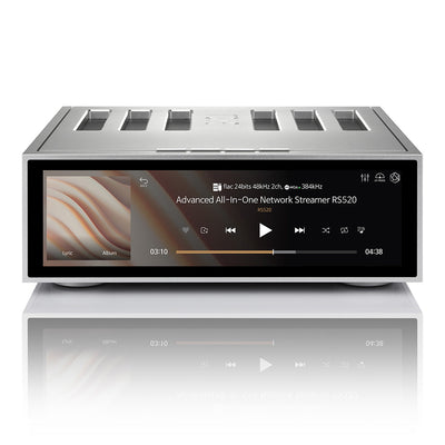 HiFi Rose RS520 Wireless Network Streamer & Integrated Amplifier with Built-In ESS Sabre DAC (Silver) with RSA780 Reference CD Drive and Ripper