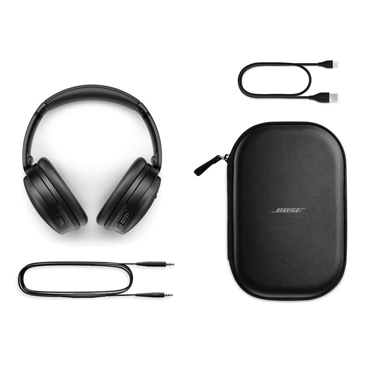 Bose QuietComfort Headphones with Active Noise Cancellation (Black)