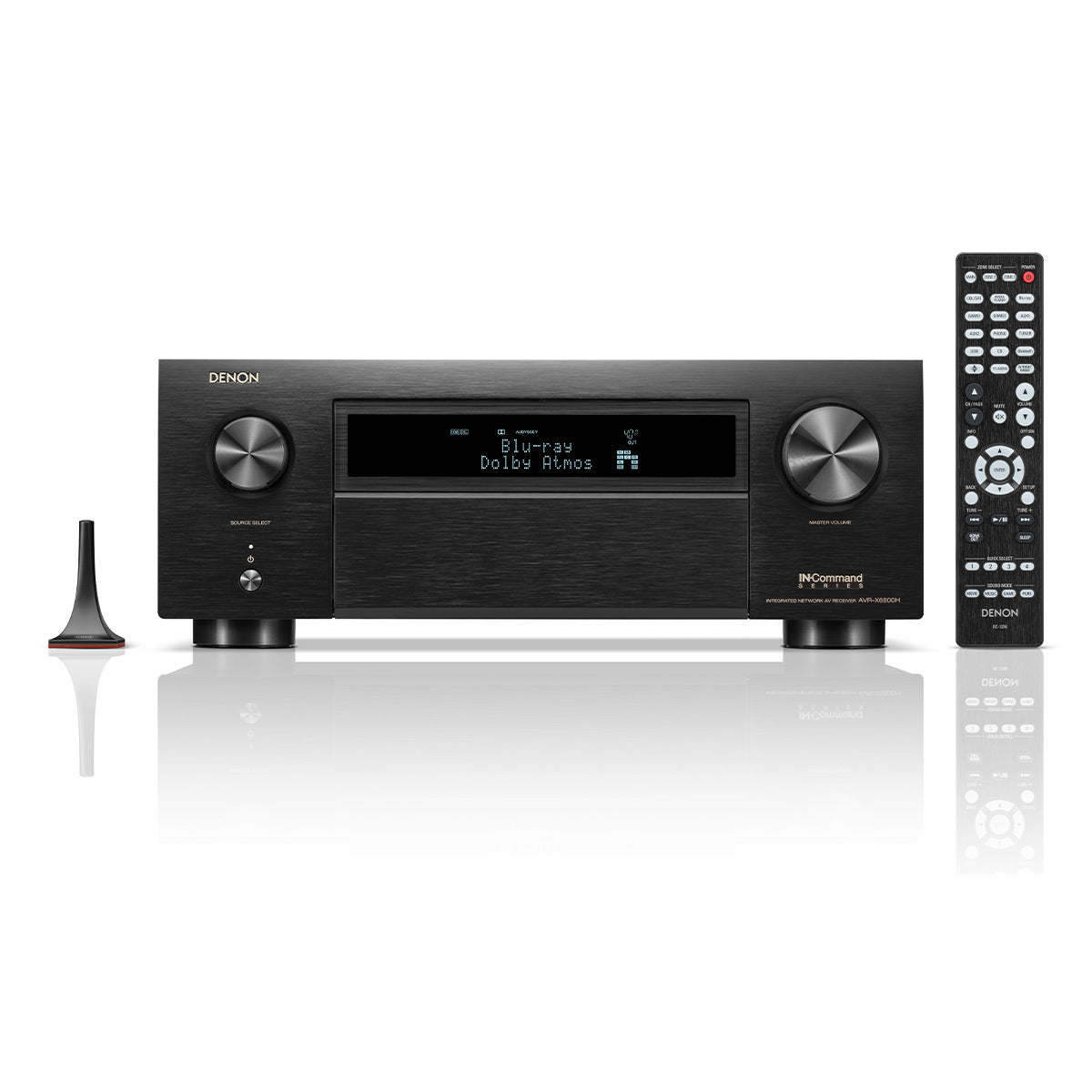 Denon AVR-X6800H 11.4-Channel 8K Home Theater Receiver with Dolby Atmos/DTS:X and HEOS Built-In (Factory Certified Refurbished)