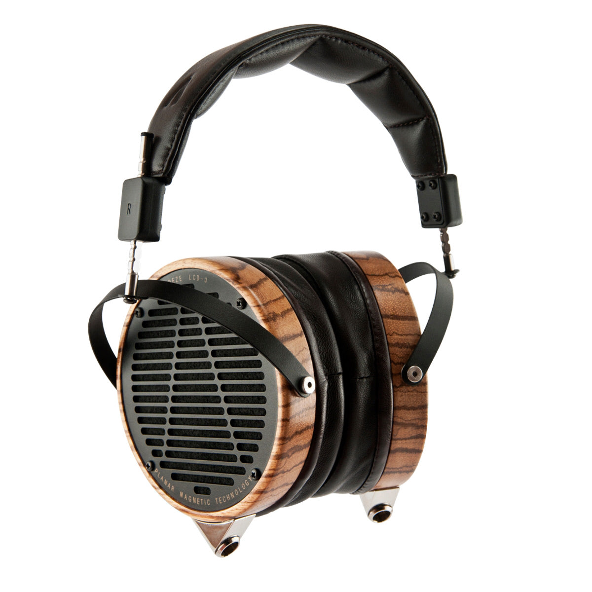 Audeze LCD-3 High-Performance Planar Magnetic Over-Ear Headphones (Zebrano, with Lambskin Leather)