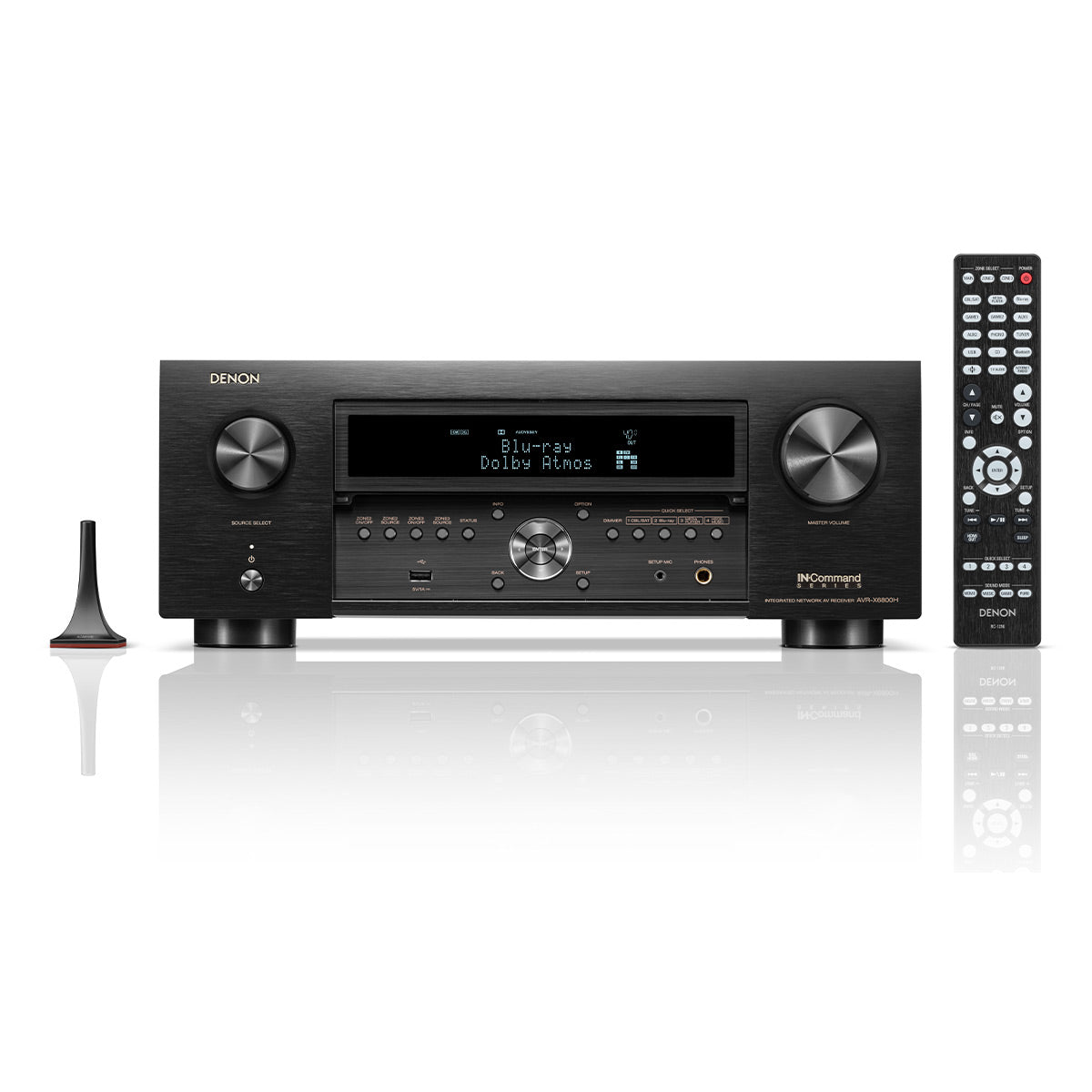 Denon AVR-X6800H 11.4-Channel 8K Home Theater Receiver with Dolby Atmos/DTS:X and HEOS Built-In