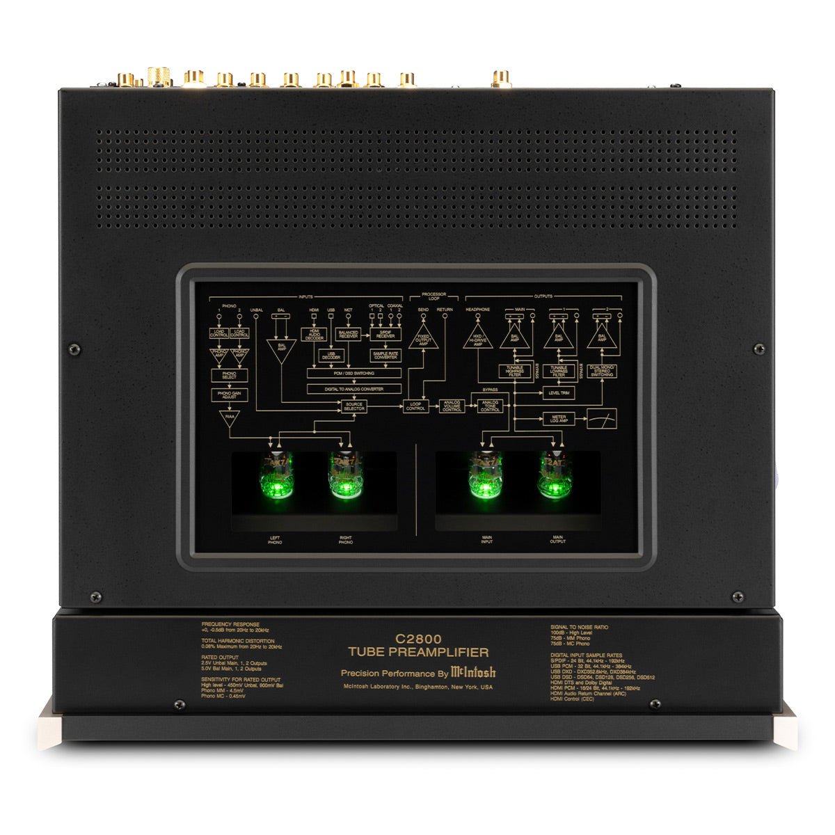 McIntosh C2800 2-Channel Vacuum Tube Preamplifier