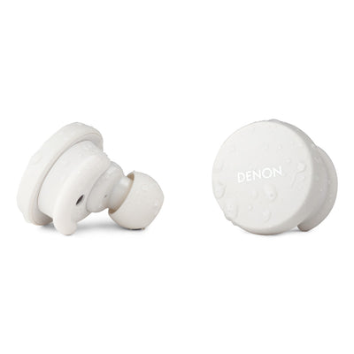 Denon PerL True Wireless Earbuds with Active Noise Cancellation & Adaptive Acoustic Technology (White)
