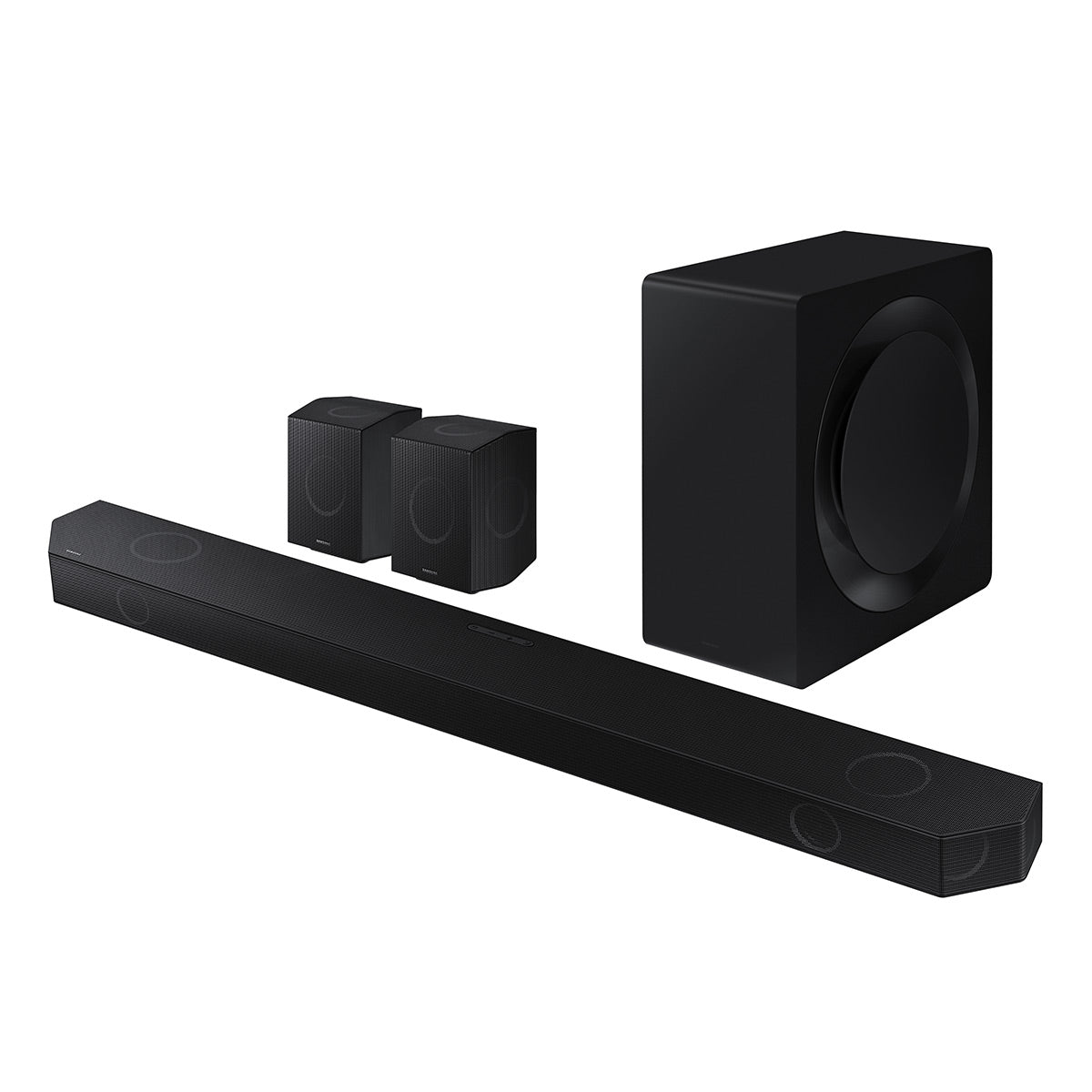 Samsung HW-Q990D 11.1.4-Channel Wireless Dolby Atmos Soundbar with Wireless Surround Speakers & Subwoofer (Black)